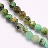 Natural African Turquoise Beads Strands G-F509-29-3mm-4