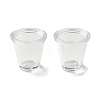 Transparent Plastic Cup AJEW-XCP0002-42-1