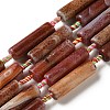 Natural Fire Crackle Agate(Dyed & Heated) Beads Strands G-A312-A03-01-2