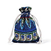 Ethnic Style Burlap Packing Pouches ABAG-N009-06B-02-4