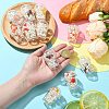 12Pcs Milk Tea Cup Theme Opaque Acrylic Pendants OACR-CJ0002-30-4