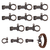 8 Bags Alloy Shackle Clasps FIND-UN0007-86-1