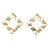 Brass Stud Earring Findings KK-N231-279-3