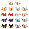  36pcs 9 colors Opaque Acrylic Connector Charms OACR-TA0001-25-10