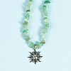 Natural Green Aventurine Necklaces PW-WG0A90B-22-1