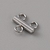 201 Stainless Steel Chandelier Component Links LS-STAS-WH0043-06A-P-1-2
