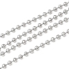 Tarnish Resistant 201 Stainless Steel Ball Chainswith Spool CHS-R008-19-100m-1