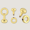 5Pcs Brass Zipper Insert Buckles FIND-SP0004-11G-7