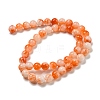 Natural Dyed Yellow Jade Beads Strands G-Q160-A01-01G-3