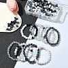 350Pcs 7 Colors Transparent & Opaque Acrylic Beads MACR-FS0001-82-8