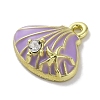 Alloy Enamel Charms FIND-U024-07G-01-2
