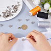 40Pc 1-Hole Zinc Alloy Shank Buttons BUTT-FH0001-039-3