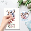 8 Sheets 8 Styles PVC Waterproof Wall Stickers DIY-WH0345-068-3