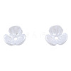 Resin Imitation Pearl Bead Caps RESI-N036-01A-06-2