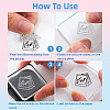 PVC Sakura Stamp DIY-WH0486-028-7