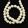 Natural Baroque Pearl Keshi Pearl Beads Strands PEAR-Q004-38-1