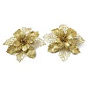 Plastic Glitter Artificial Flower LS-HJEW-R124-03-1