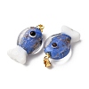 Handmade Lampwork Pendants LAMP-A007-01G-04-01-3