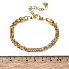 304 Stainless Steel Chain Bracelets for Women SA-CBA4051-15G-3