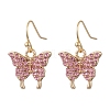 Alloy Rhinestone Dangle Earrings EJEW-JE06221-4