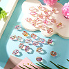30Pcs Transparent Handmade Lampwork Beads LAMP-TADJ0001-12B-4
