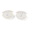 UV Plating Ocean Theme Transparent Resin Cabochons CRES-D306-01B-2