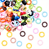 100Pcs Opaque Acrylic Bead Frame OACR-SC0002-96-1