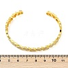 Sparkling Heart Cubic Zirconia Cuff Bangle BJEW-D448-15G-RS-5