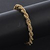 6MM 304 Stainless Steel Round Rope Chain Bracelets SA-CBA2696-25G-2