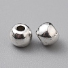 Antique Silver Tone Tibetan Style Rondelle Spacer Beads X-LF10976Y-NF-2