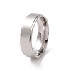 Non-Tarnish 201 Stainless Steel Plain Band Ring for Women RJEW-I089-31P-1