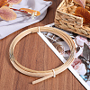 3 Meters Flat Natural Bamboo Wicker Strips WOOD-WH20001-01B-4