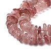 Natural Straswberry Quartz Beads Strands G-D480-A14-3