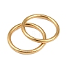 Ion Plating(IP) 304 Stainless Steel Closed Jump Rings STAS-G393-06G-12-3