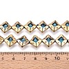Electroplate Glass Beads Strands EGLA-T021-24D-4