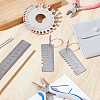 2 Styles Stainless Steel Wire Gauge Measurement Tool Sets DIY-GA0007-71-4