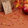 10 Strands Glass Beads Strands EGLA-BBC0001-01D-4