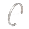 304 Stainless Steel Star Cuff Bangles BJEW-F464-P-01-2