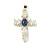 Natural Lapis Lazuli Pendants G-P585-04G-06-1