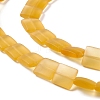 Transparent Frosted Glass Beads Strands FGLA-S001-M01-4