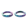 Zinc Alloy Ring Spring Gate Rings PALLOY-M194-01C-MC-4