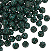 120Pcs Pave Disco Ball Beads RB-SC0004-84A-1
