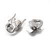 304 Stainless Steel Twister Clasps STAS-D382-05D-P-2