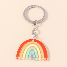 Acrylic Rainbow Pendant Keychain RABO-PW0001-078B