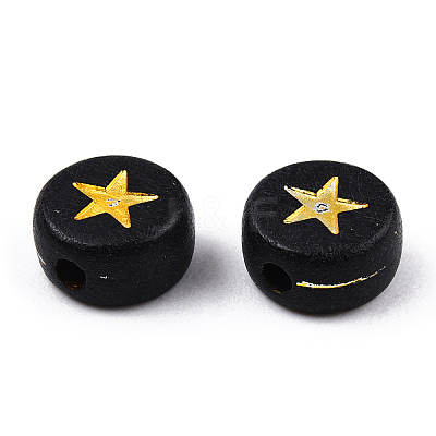 Opaque Acrylic Beads X-PACR-N006-006A-02A-1