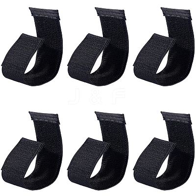 6Pcs Polyester Hook and Loop Tapes DIY-CP0013-42-1