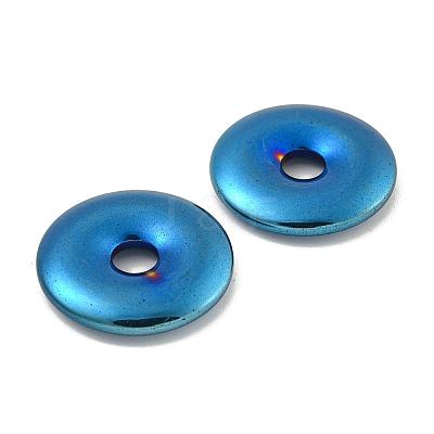 Electroplated Synthetic Non-Magnetic Hematite Pendants G-C136-04G-1