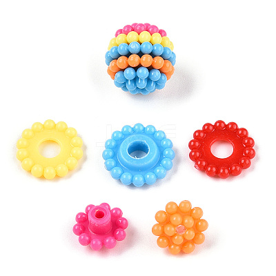 ABS Plastic Beads KY-U002-01D-1