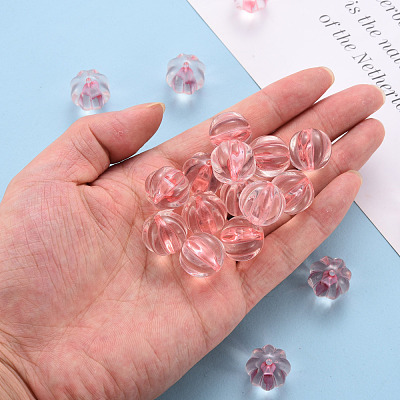 Transparent Acrylic Beads TACR-S154-19A-26-1