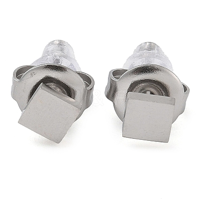 304 Stainless Steel Stud Earrings for Women EJEW-B109-04C-P-1